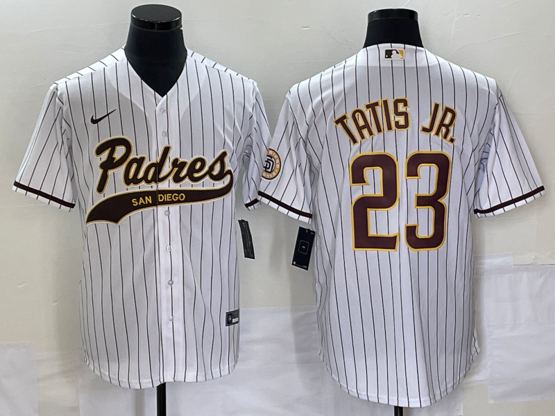 Men's San Diego Padres Fernando Tatis Jr. #23 White Jersey Joint Edition